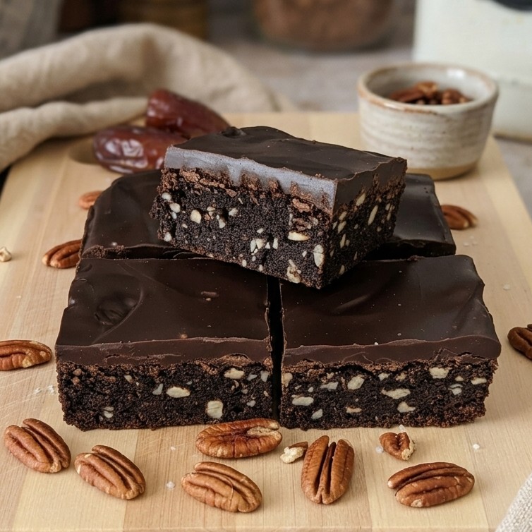 brownie sans cuisson (3 ingrédients)