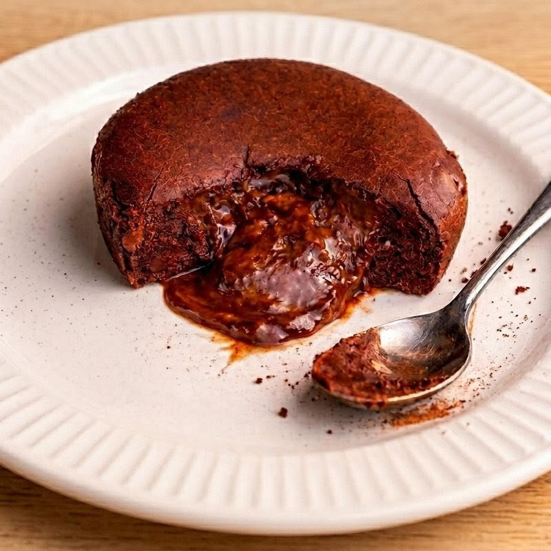 Moelleux chocolat au cœur coulant – healthy