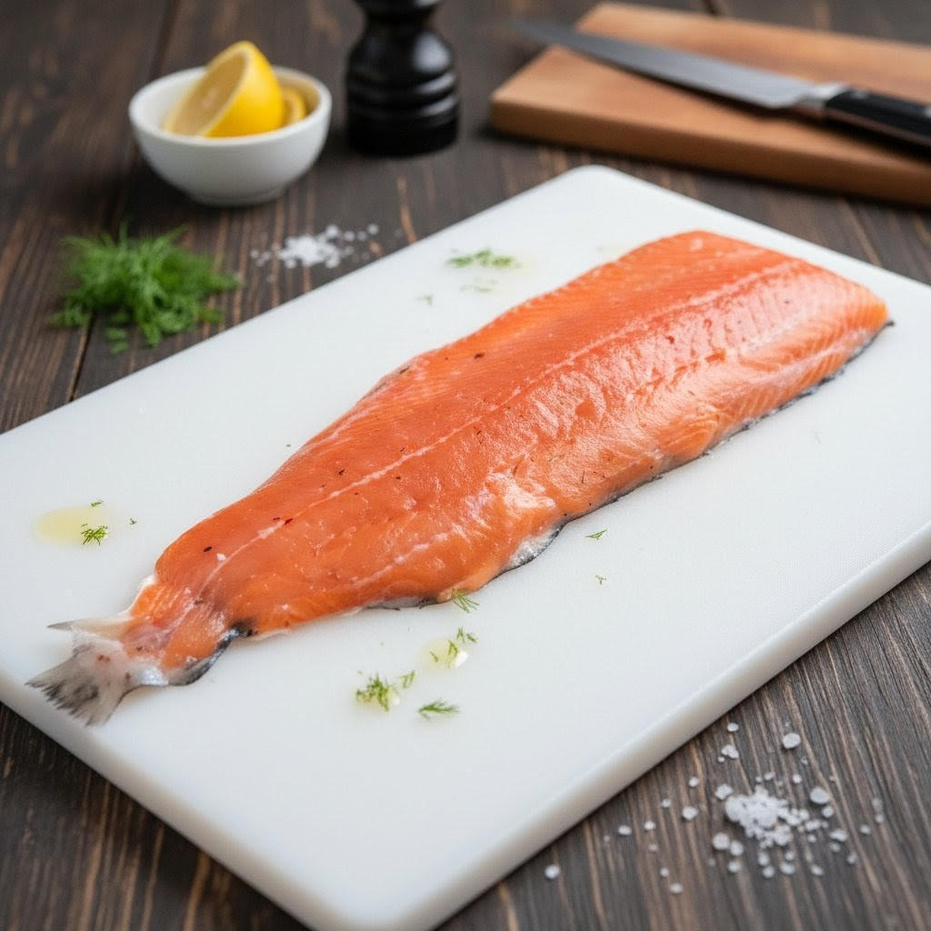 Saumon fumé maison au BBQ (économique)