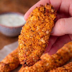 Tenders de poulet croustillants aux corn flakes (sans farine)