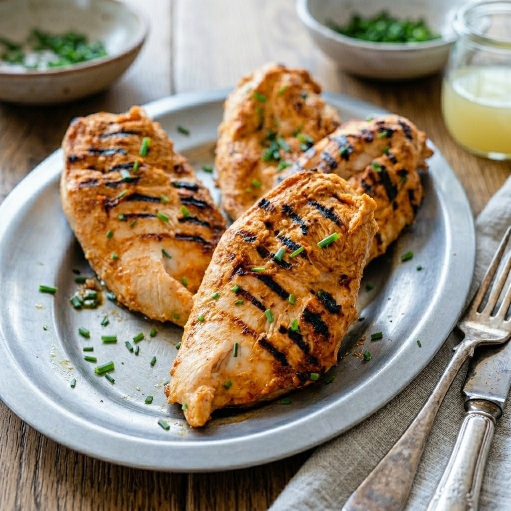 Poulet mariné au yaourt – façon méditerranéenne