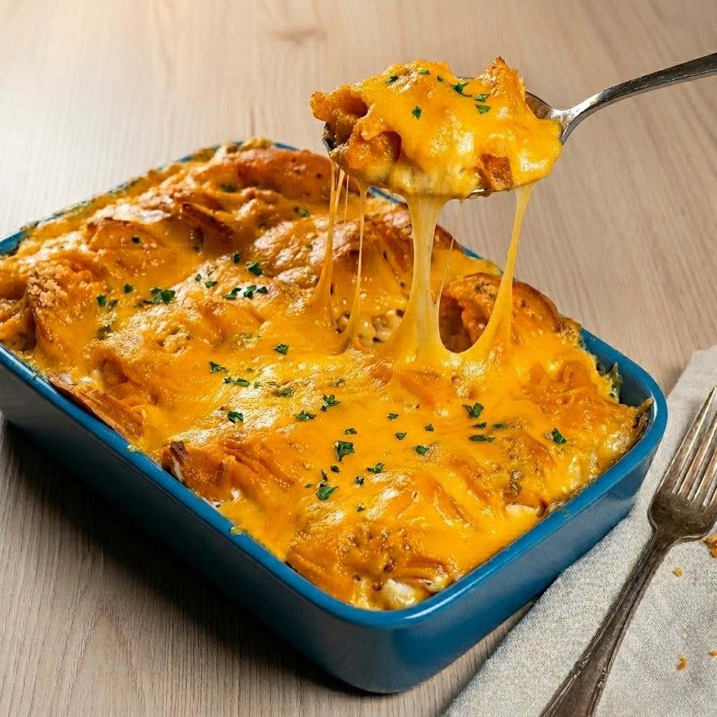 Gratin de patates douces et cheddar (façon dauphinois)