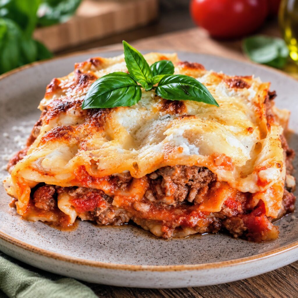 Lasagnes à la bolognaise maison