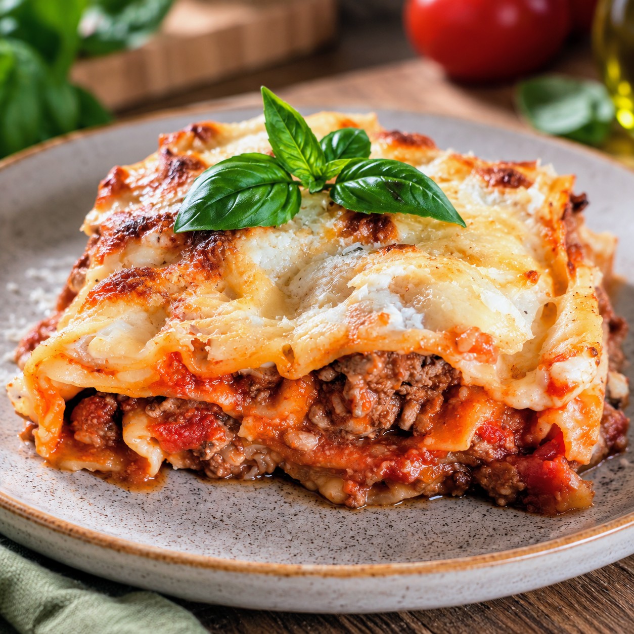 Lasagnes à la bolognaise maison
