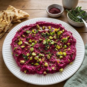 Tartinade betterave, feta & pistache