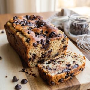 cake aux pépites de chocolat protéine