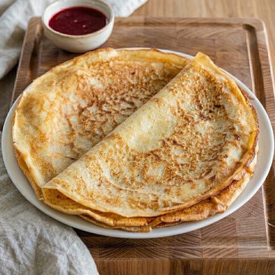 Crêpes légères à la bière