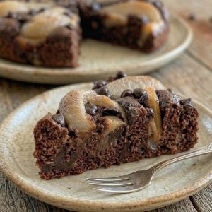 Gâteau poire chocolat moelleux