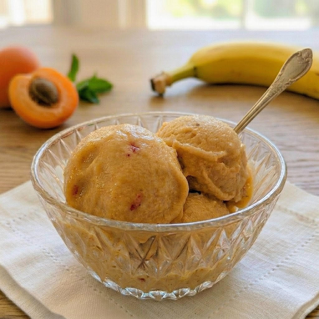 e cream à l'abricot (sans sorbetière)