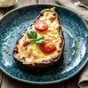 Aubergines gratinées façon pizza