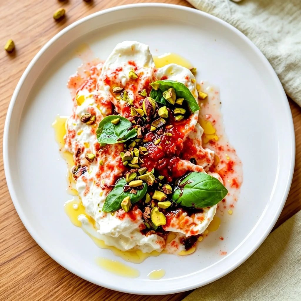 Tomate glacée et burrata