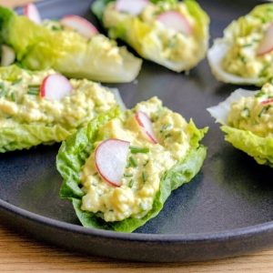 Sucrines garnies avocat & œuf