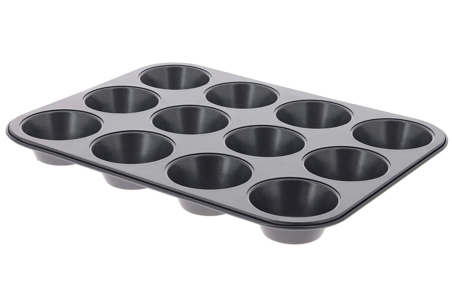 Plaque à 12 muffins De Buyer en acier antiadhésif